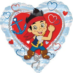 18" Jake & Never Land Pirates Love Balloon