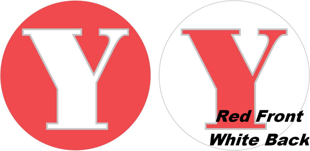 18" Classic Letter Balloon Letter "Y" Red/White