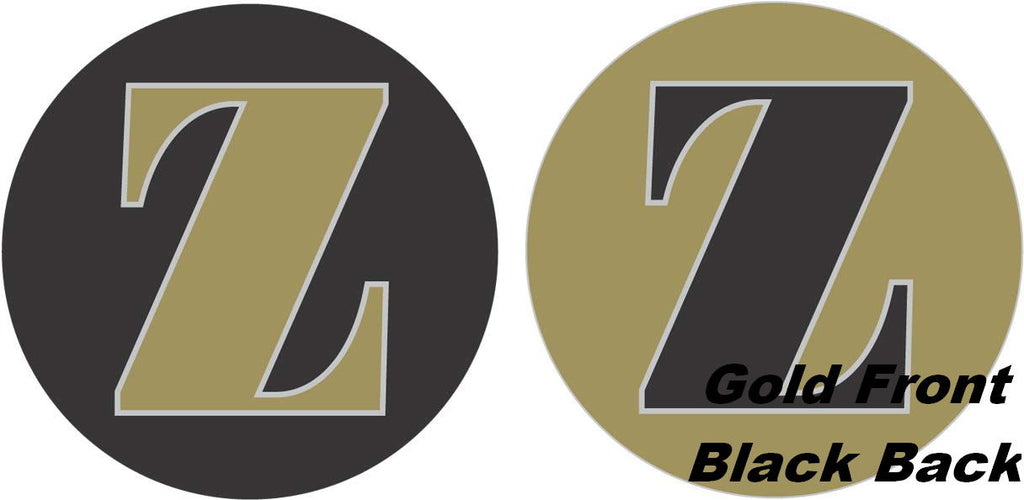 18" Classic Letter Balloon Letter "Z" Gold/Black