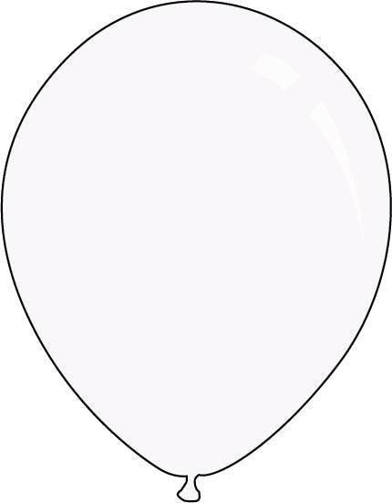 26" Crystal Clear Decomex Latex Balloons (10 Per Bag)