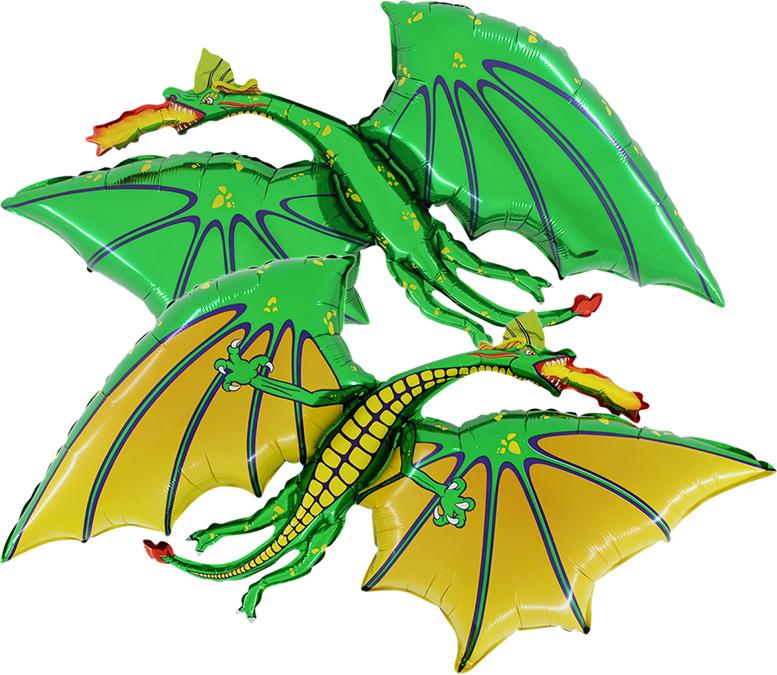 36" Green Dragon Balloon