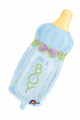 31" It's A Boy Baby Bottle Mylar Balloon - Enhanced