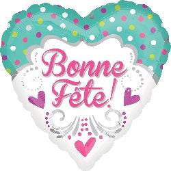 18" Bonne Fete Maman Balloon