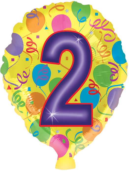 18" Number Balloon Shaped "2"