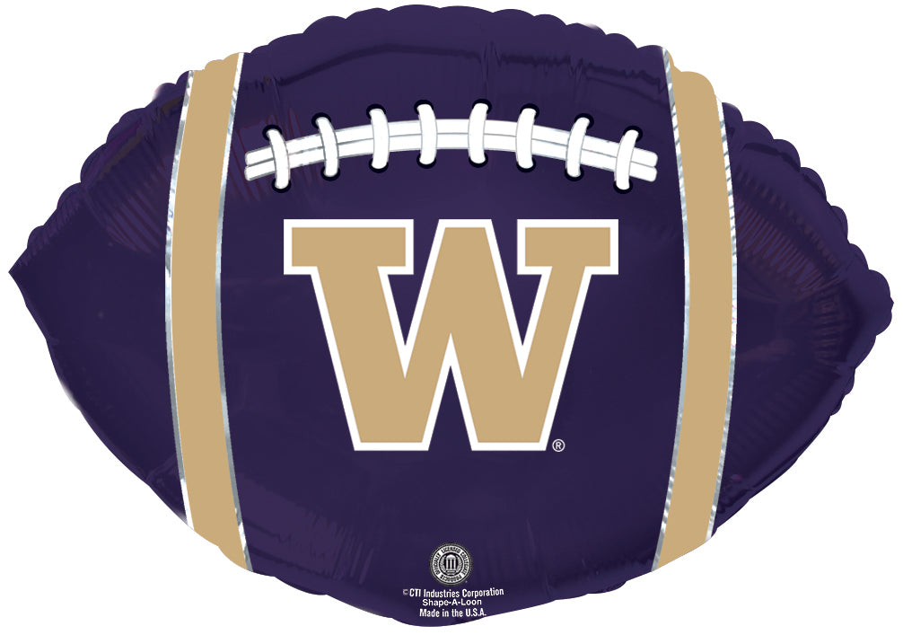 21" University Of Washington Collegiate Football Balloon