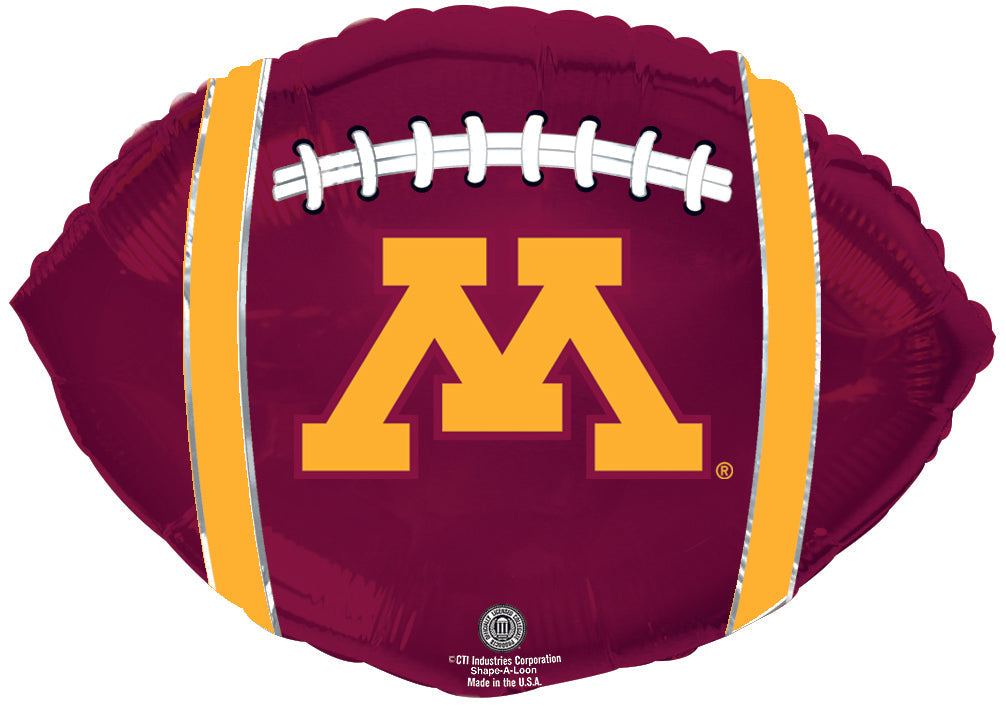 21" University Of Minnesota Collegiate Football Balloon