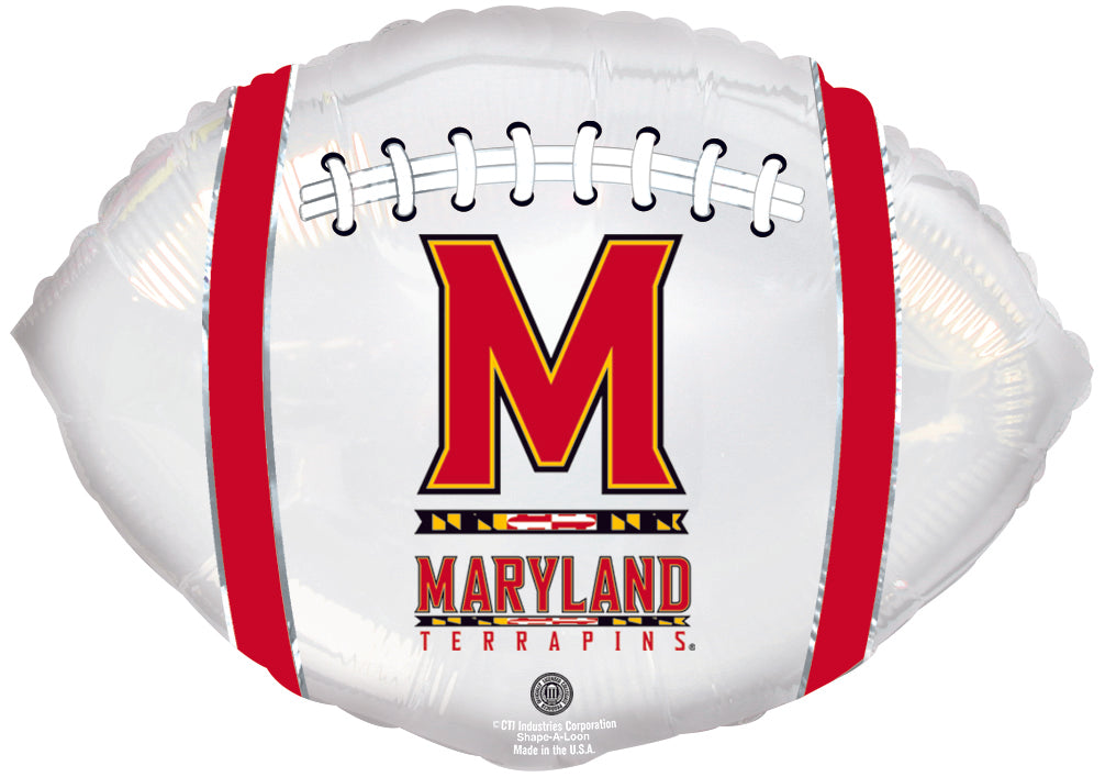 21" University Of Maryland Collegiate Football Balloon