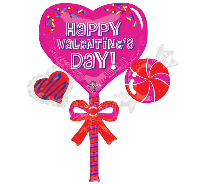 35" ColorBlast Candy Cluster Balloon