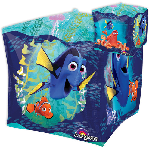 15" Jumbo Finding Dory Cubez Balloon Packaged