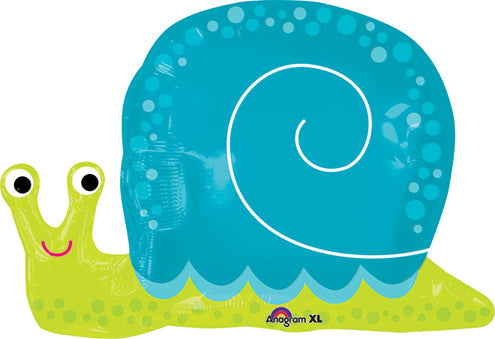 22" Happy Snail Balloon Packaged
