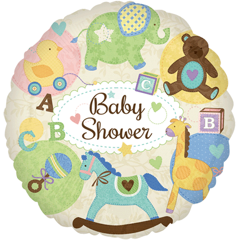 18" Baby Shower Classic Toys Balloon