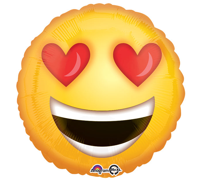 18" Love Emoji Balloon