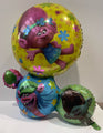Uninflated 28" Trolls Foil Balloon Brand Name Anagram Amscan Leader in Foil Balloons CD