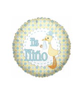 4" Airfill Only Es Nino Ciguena Balloon (Spanish)