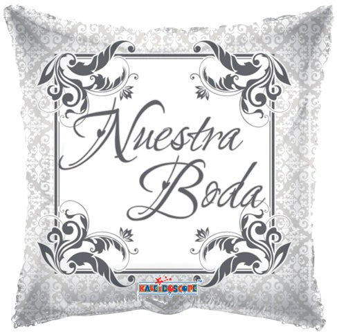 9" Airfill Only Nuestra Boda Balloon (Spanish)