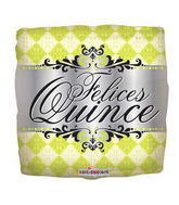 4" Airfill Only Felices Quince Globos Verde Lima Balloon (Spanish)