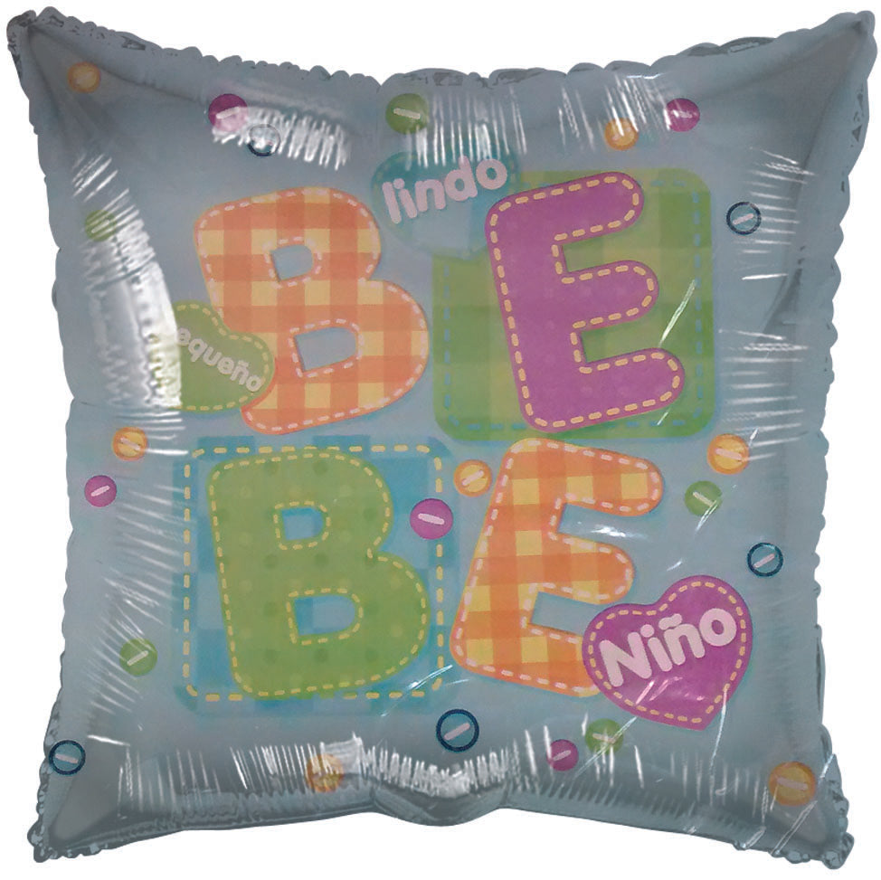 18" Lindo Bebe Stiches Spanish Pale Blue Balloon