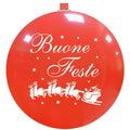 Uninflated 35 Inches Happy Holidays Neck Up 2 Sided (1 Per Bag) Cattex Brand Latex Balloons Manufacturered By Cattex