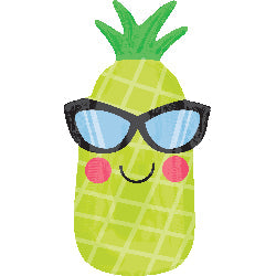 26" Junior Shape Fun in the Sun Pineapple Balloon
