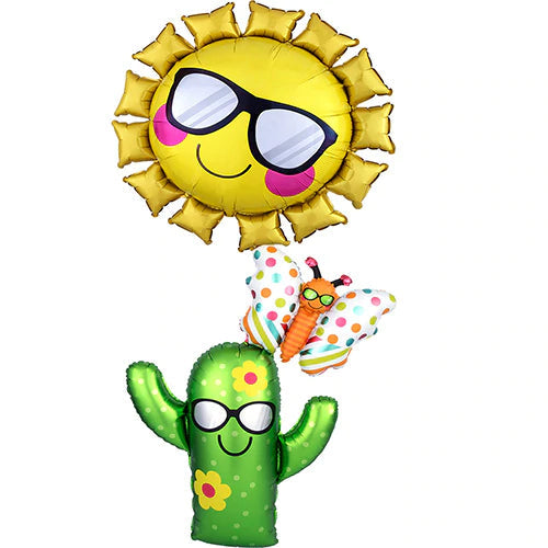 63" Multi Balloon Fun in the Sun Stacker Balloon