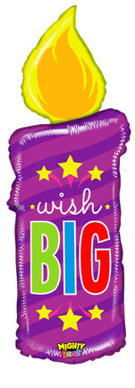 41" Mighty Bright Shape Mighty Birthday Candle Balloon