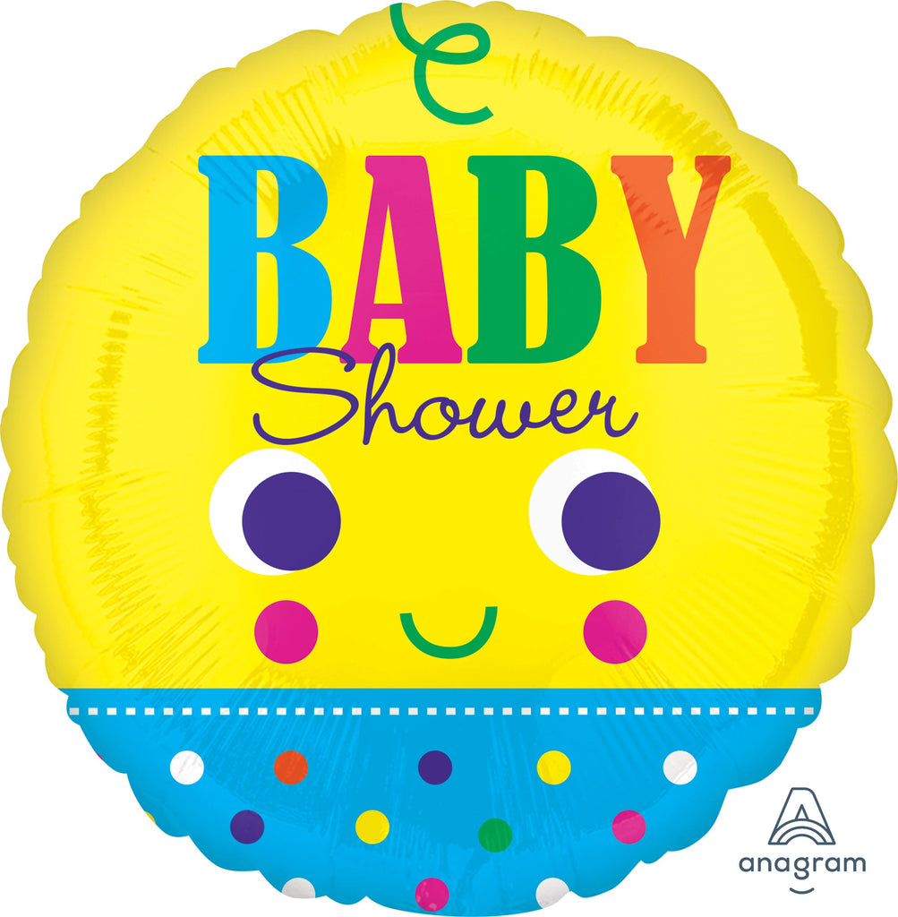 21" Colorblast Baby Face Balloon