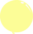 36" Deco Yellowish Decomex Latex Balloons (5 Per Bag)