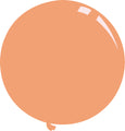 36" Deco Peach Decomex Latex Balloons (5 Per Bag)