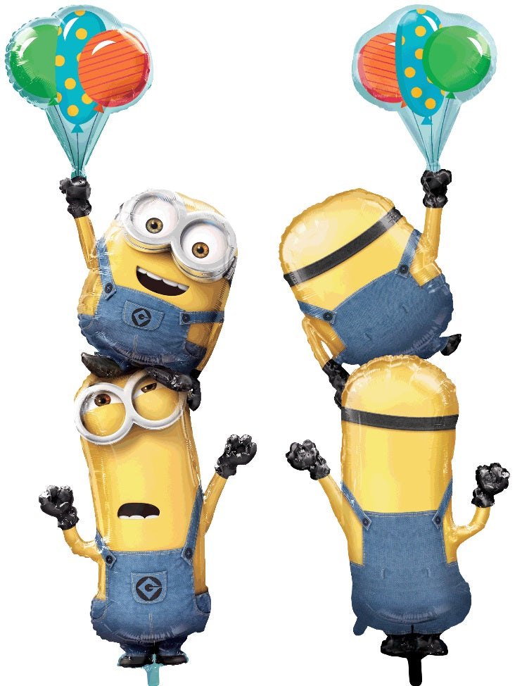 61" Multi-Balloon Minions Stacker Balloon