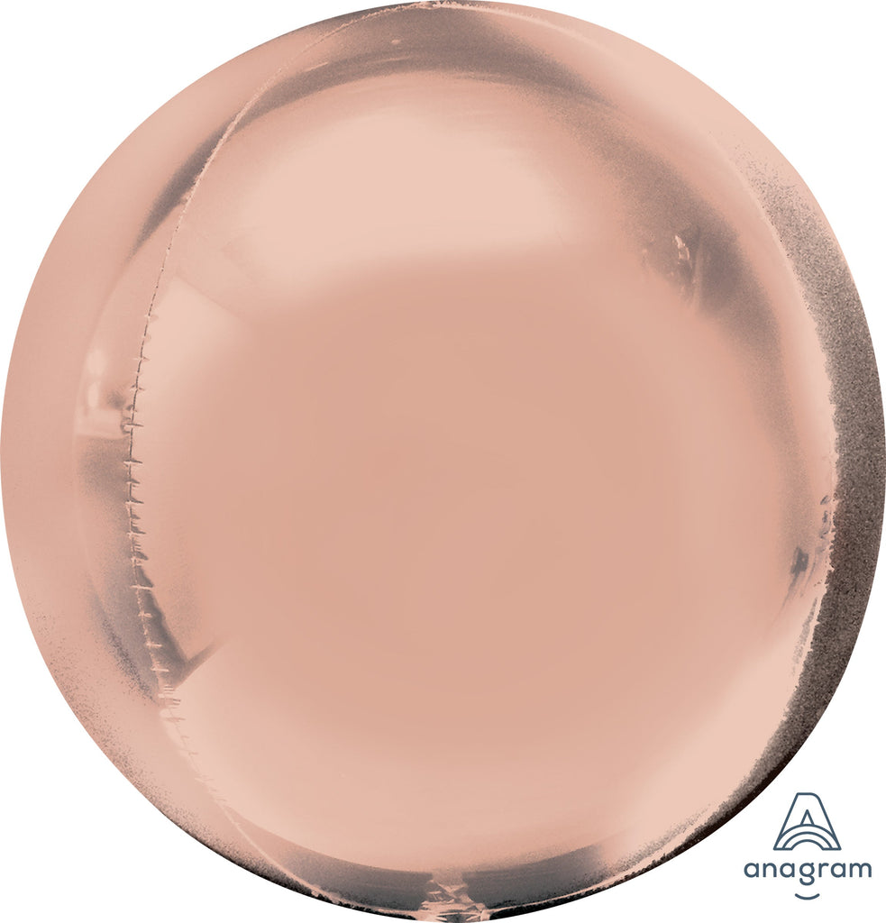 16" Jumbo Orbz Rose Gold Balloon