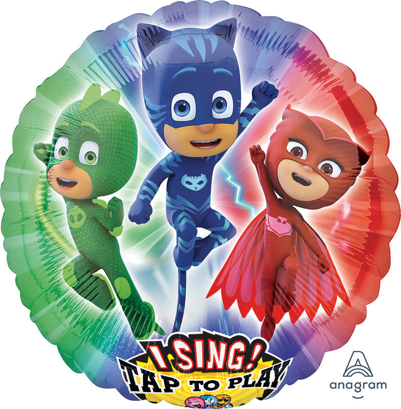 28" PJ Masks Jumbo Sing-A-Tune Foil Balloon
