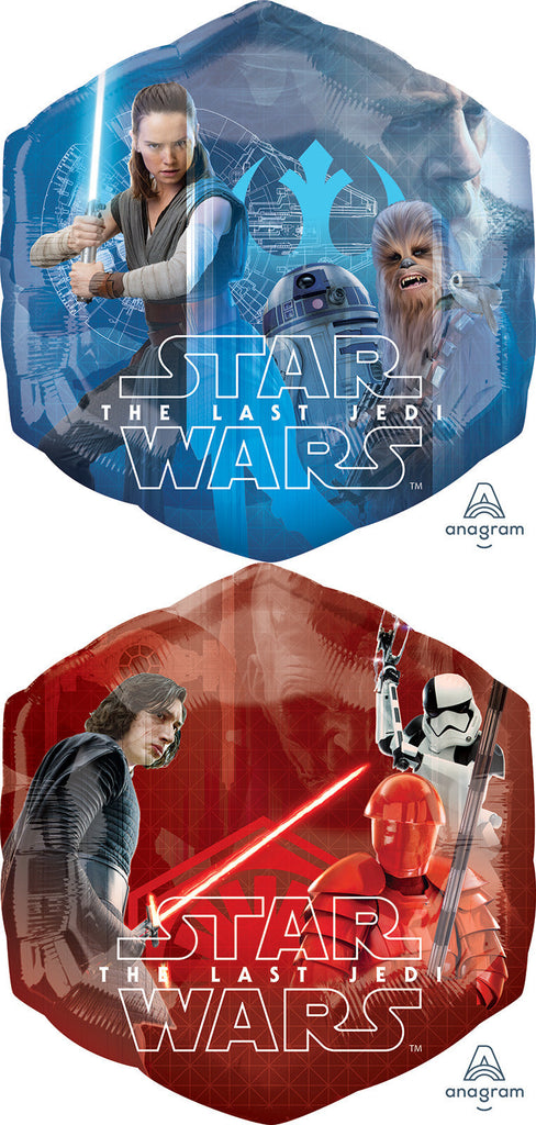 23" Star Wars The Last Jedi SuperShape Foil Balloon