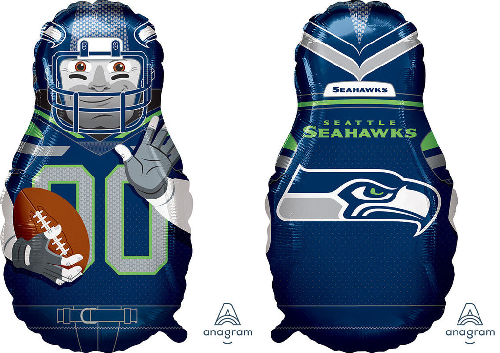 39" NFL Football Player Seattle Seahawks Foil Balloon