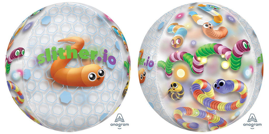 16" Orbz Slither.io Foil Balloon