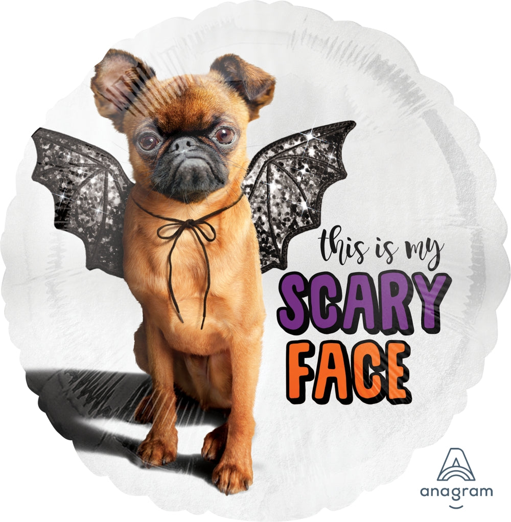 18" Avanti Bat Dog Foil Balloon