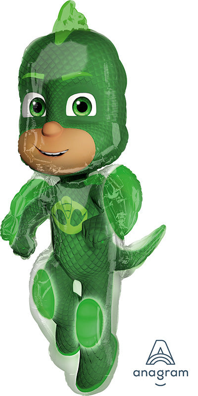 38" PJ Masks Gekko SuperShape Foil Balloon