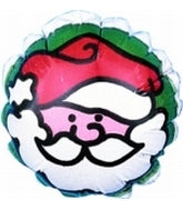 2" Airfill Only Santa Face Balloon