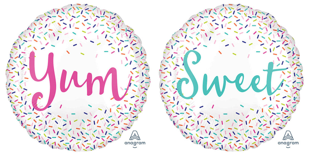 18" Sweets & Treats Foil Balloon Yum