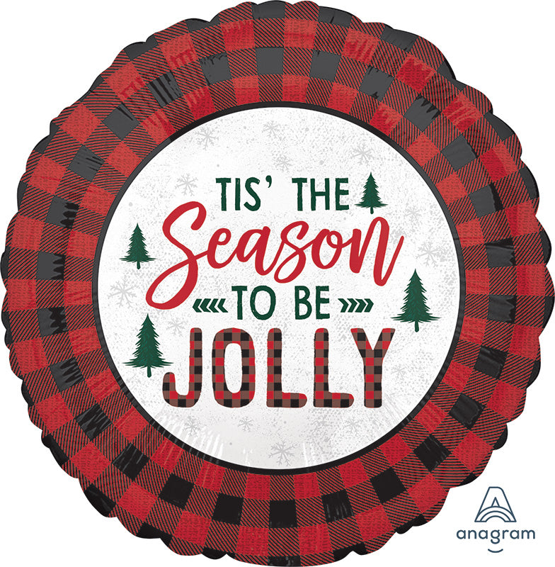 18" Cozy Holiday Foil Balloon