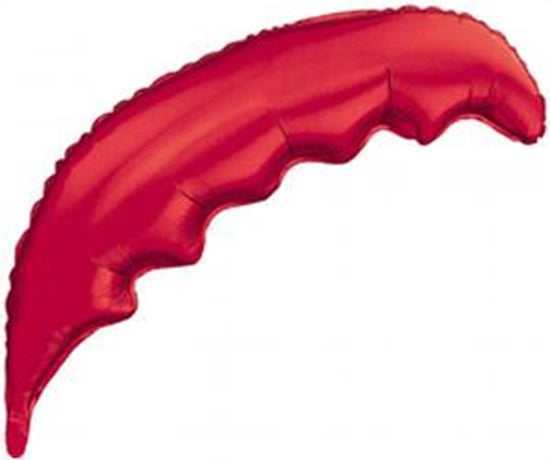 36"Ruby Jewel Red Palm Frond Leaves Qualatex Balloon