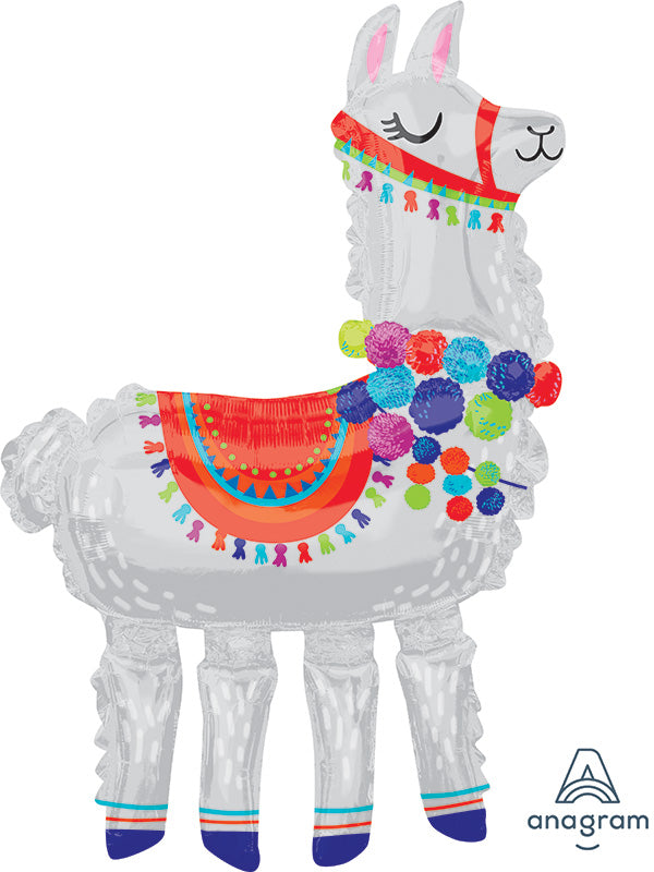 58" Llama AirWalkers Foil Balloon