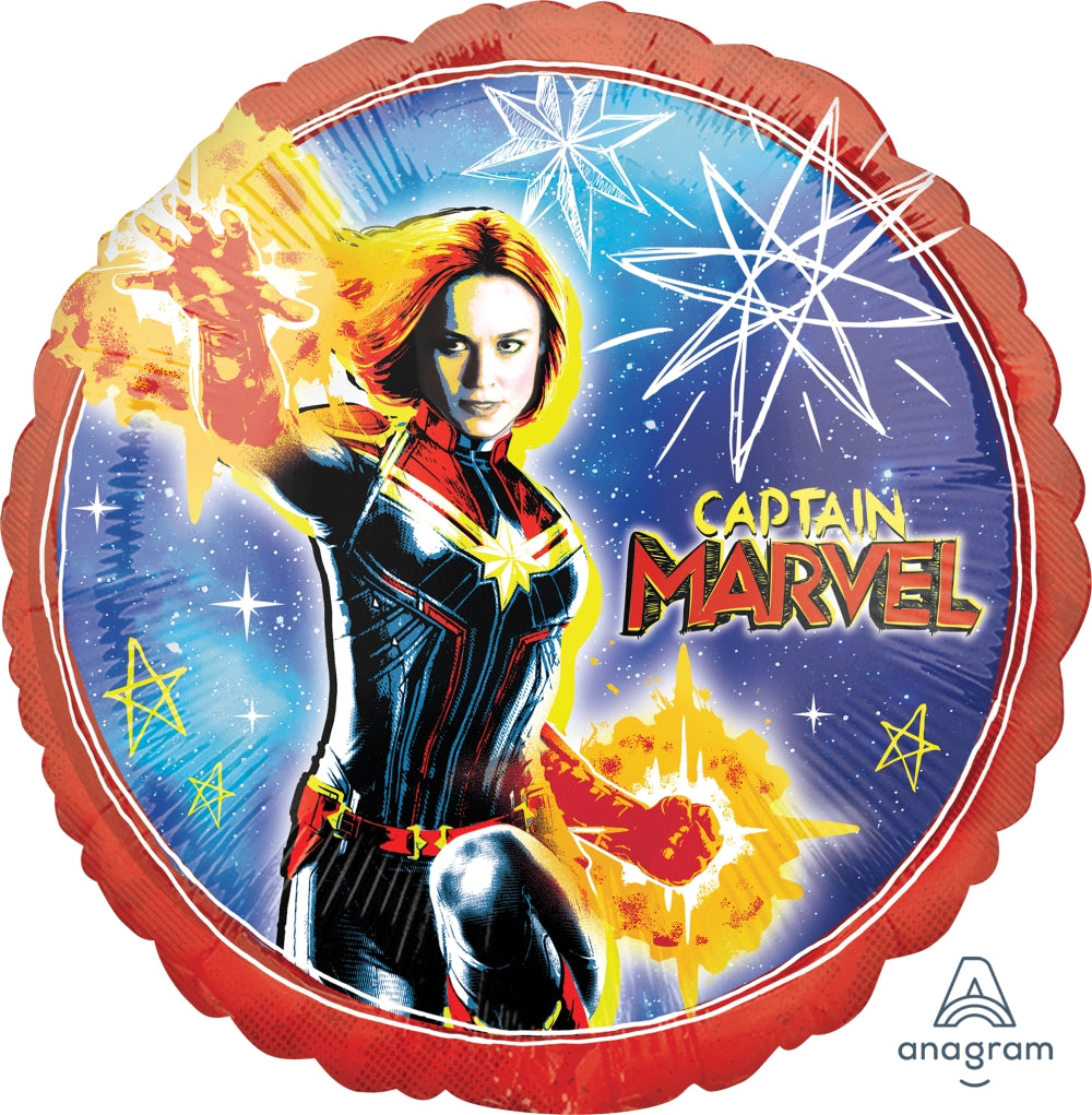 18" Captain Marvel Foil Balloons
