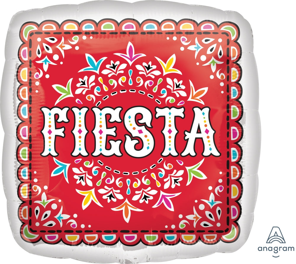 18" Papel Picado Fiesta Foil Balloon (Spanish)