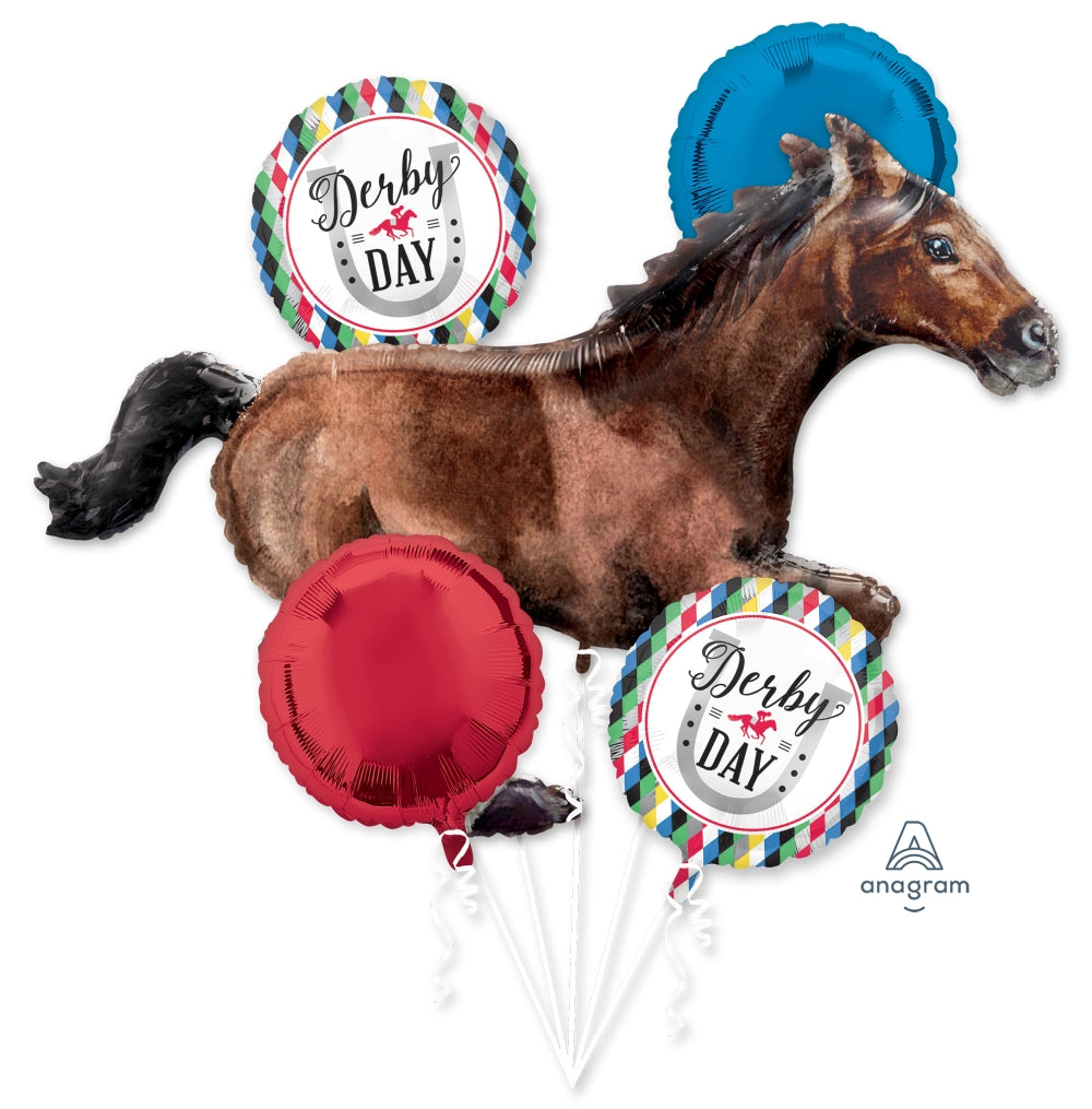 Bouquet Derby Day Foil Balloon