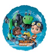 18" Standard "Rusty Rivets" Foil Balloon