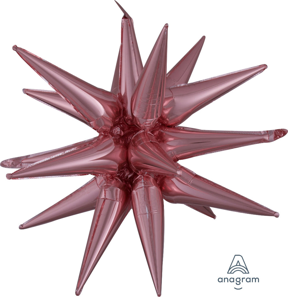 35" Magic Star Large Rose Gold Foil Balloon