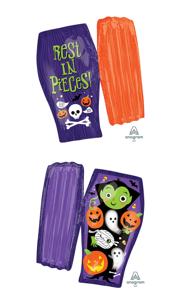 31" Multi-Balloon Open Coffin Foil Balloon