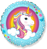 18" Cute Unicorn Balloon