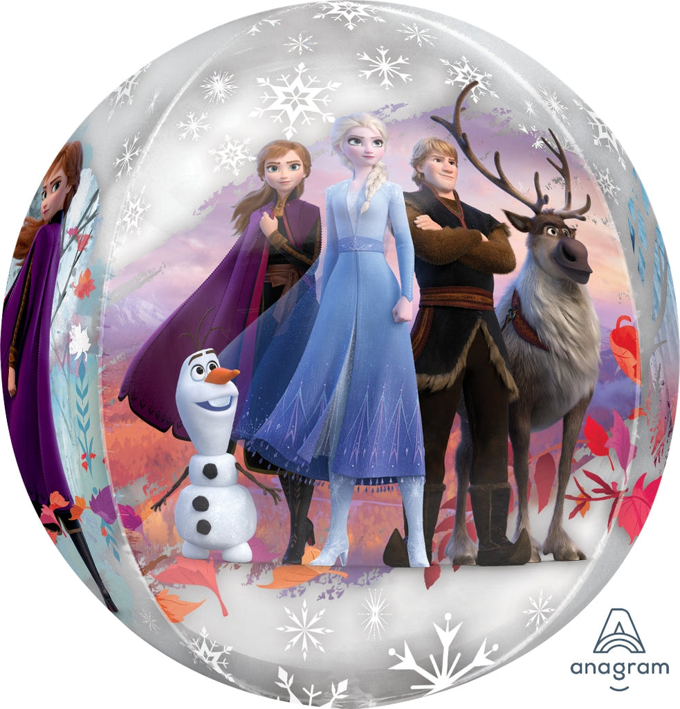 16" Orbz Clear Disney Frozen 2 Foil Balloon