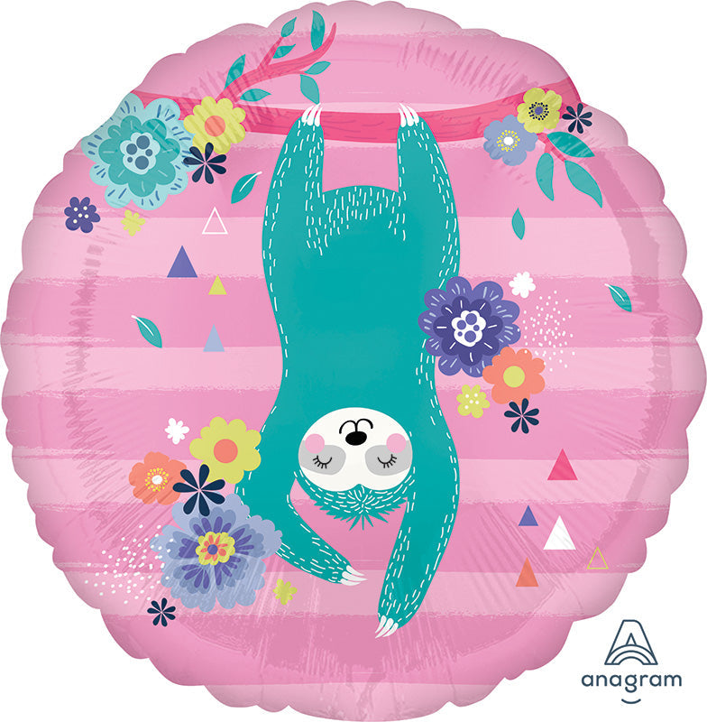 18" Sloth Foil Balloon